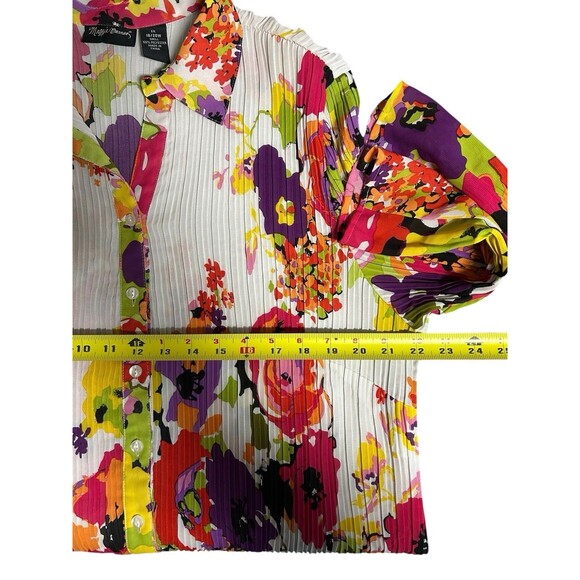 Maggie Barnes Womens  Whimsical Tunic Size 1X Electric Colors Y2K Fairy Boho - Picture 7 of 9